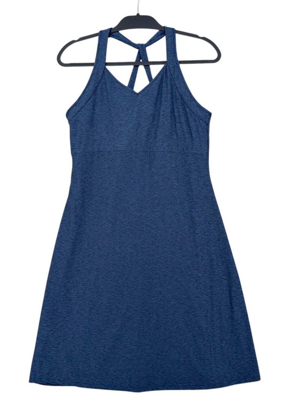 Kyodan Dress Womens L Racerback Active Outdoor Athleisure Blue Space Dye Strappy